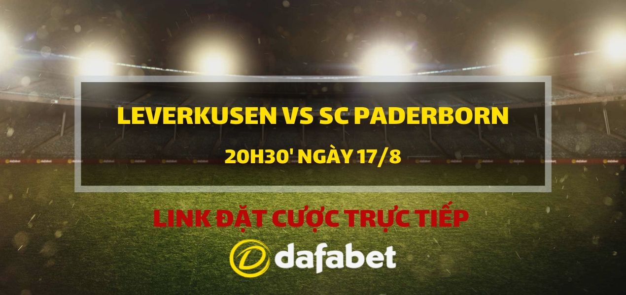 Lấy link cược trực tiếp Bayer Leverkusen vs SC Paderborn dafabet