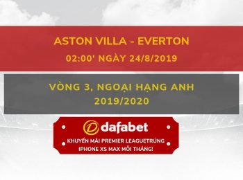 Aston Villa vs Everton (24/8)