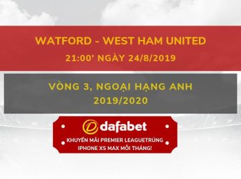 Watford vs West Ham (24/8)
