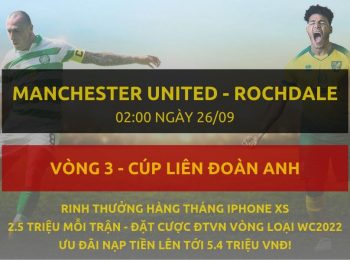 Man United – Rochdale 26/9