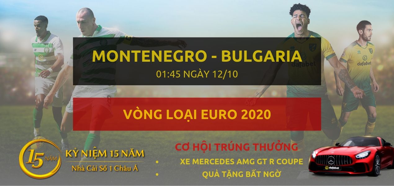 Montenegro - Bulgaria-Vong loai Euro 2020-12-10