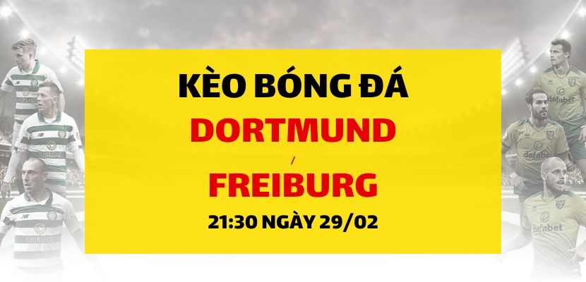 Soi kèo: Borussia Dortmund - Freiburg (21h30 ngày 29/02)